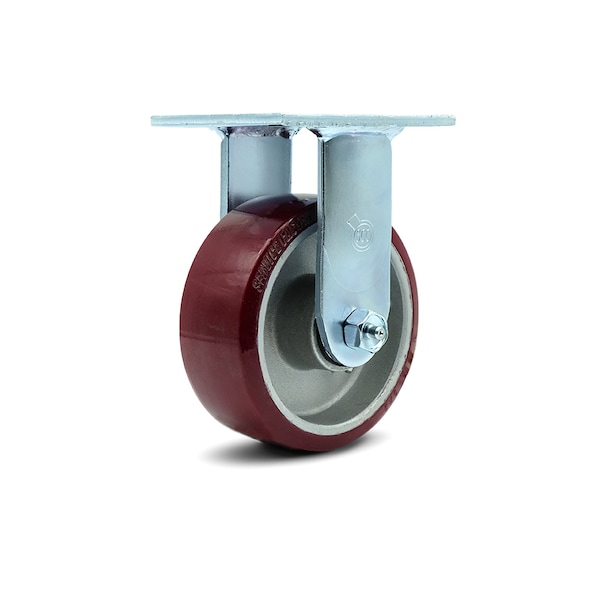 5 Inch Poly on Aluminum Wheel Rigid Caster with Ball Bearing